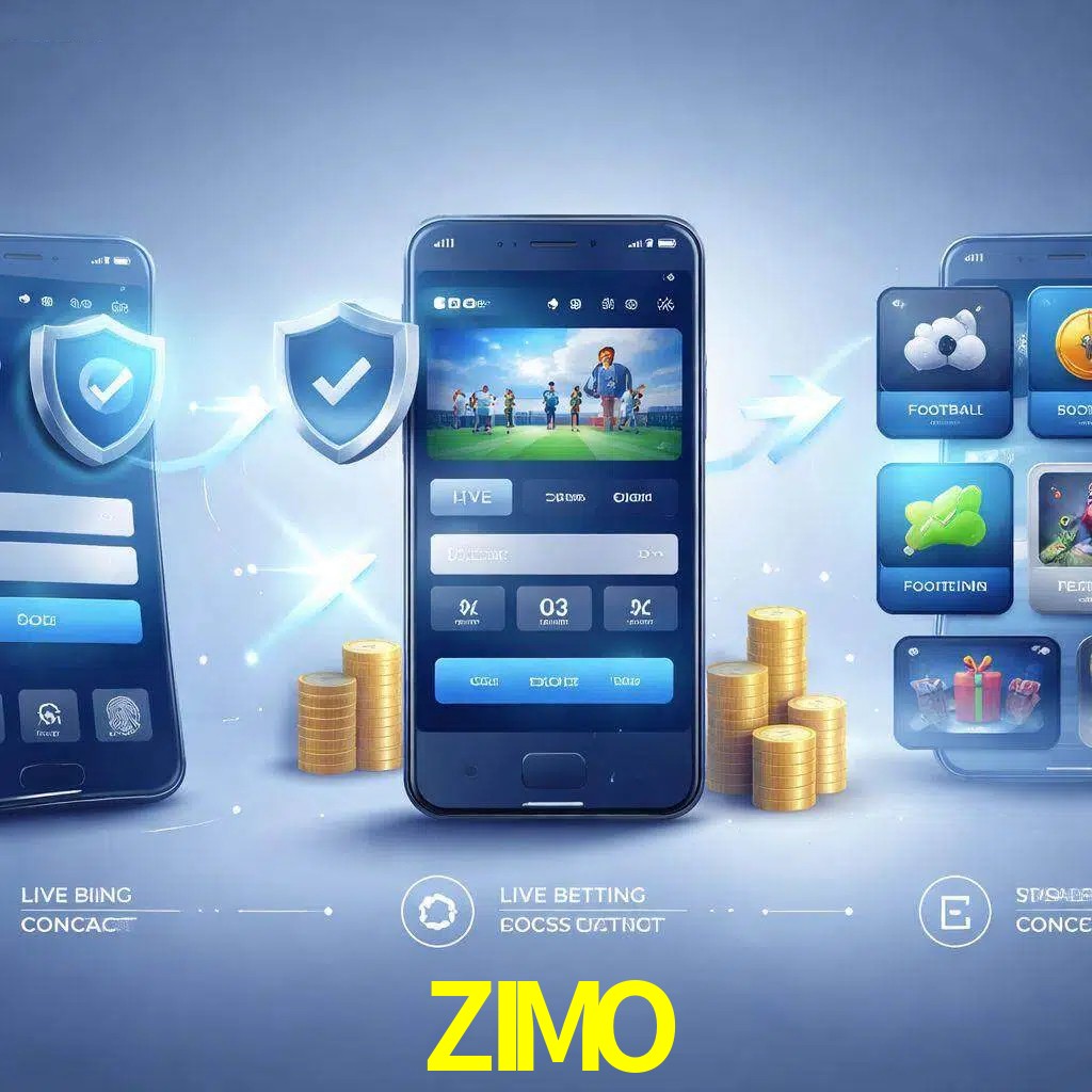 Pasos de acceso a la app ZIMO en pantalla de teléfono móvil
